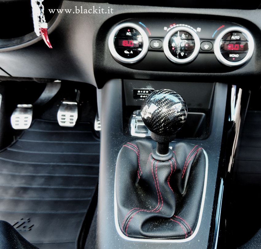 Pommeau De Levier De Vitesse Pour Alfa Romeo Giulietta (2010-2020) - 6 Vitesses, En ABS, Design Sportif