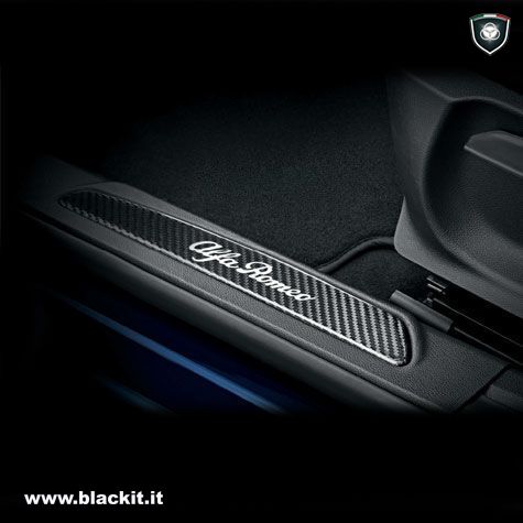 Seuils De Porte En Fibre De Carbone Véritable Pour Giulia