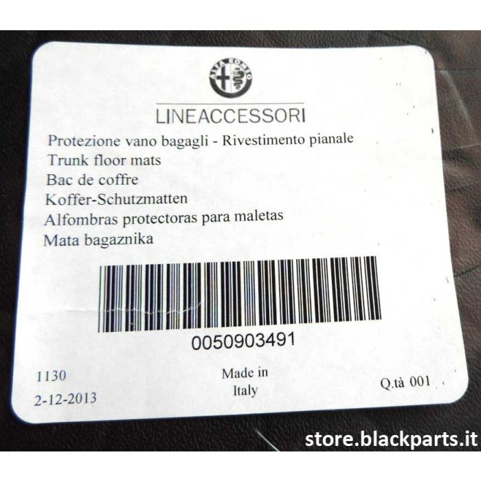etichetta vasca baule giulietta 50903491-50546968