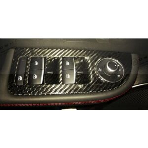 Cover pulsanti finestrini anteriori in carbonio per Alfa Romeo Giulia – GUIDA A DESTRA