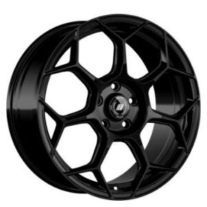 4 cerchi GMP RACEWAY 7×17 nero lucido per Mito