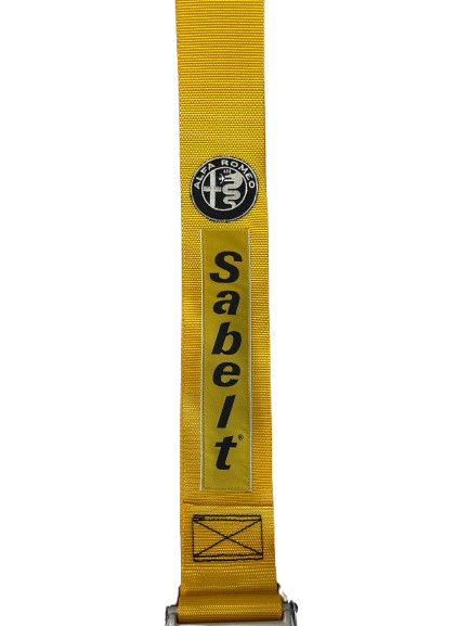 Lot de 2 harnais Sabelt jaunes pour Alfa Romeo Giulia GTAm - Produit pour collectionneurs – Image 3