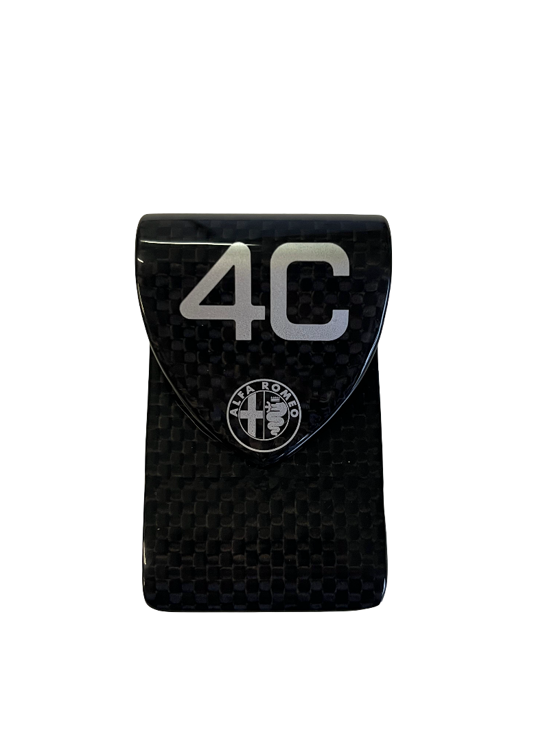 Carbon fiber money clip Alfa Romeo 4C - Image 5