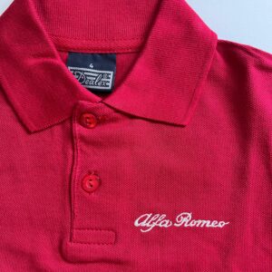 Polo Alfa Romeo rossa da bambino – 4 anni