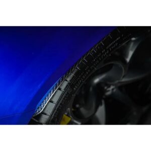Set of 2 rear mudguard covers in carbon fibre for Alfa Romeo Giulia QV