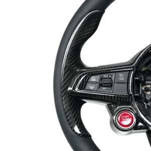 Carbon fiber steering wheel grip cover Alfa Romeo Giulia QV / Stelvio QV from 2020