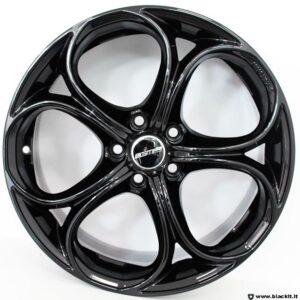 Set di 4 cerchi GMP DRAKE Nero lucido 8X18″ e 9×19″ pensati per Alfa Giulia Quadrifoglio