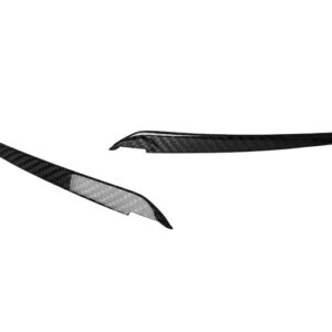 Set of 2 rear mudguard covers in carbon fibre for Alfa Romeo Giulia QV