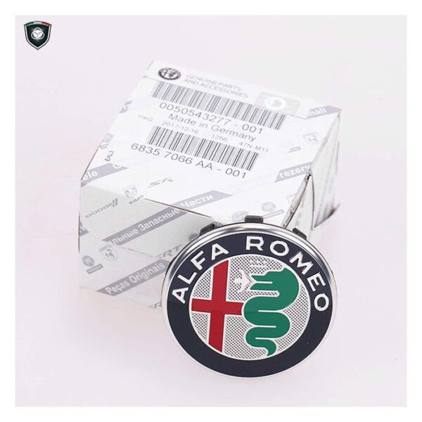 Hub cap for Alfa Romeo Stelvio with 2016 logo with box