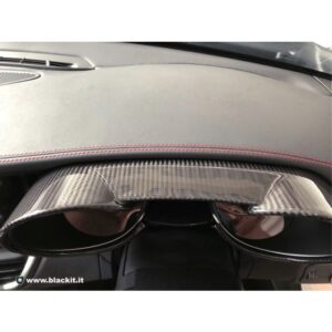 Carbon fiber instrument cover for Alfa Romeo Giulia