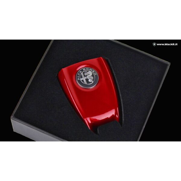Couvercles de clés pour Alfa Romeo GIULIA, STELVIO ET TONALE rouge