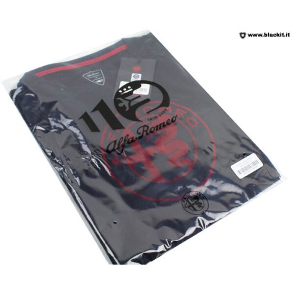 T-shirt enveloppe Alfa Romeo collection 110 noir