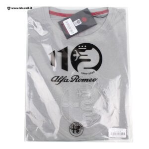 T-shirt Alfa Romeo grigia 110 collection