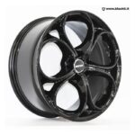 Set di 4 cerchi GMP Drake nero lucido per Alfa Romeo Giulia o Stelvio