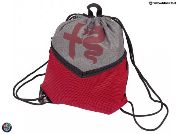 Original Alfa Romeo backpack bag with mesh and snake