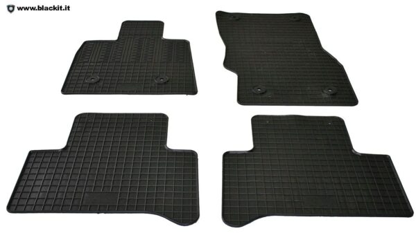Set of 4 rubber mats specific for Alfa Romeo Giulia from 2015 to today.