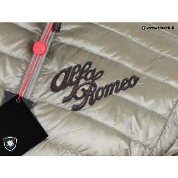 Alfa Romeo Down Jacket Logo Grey