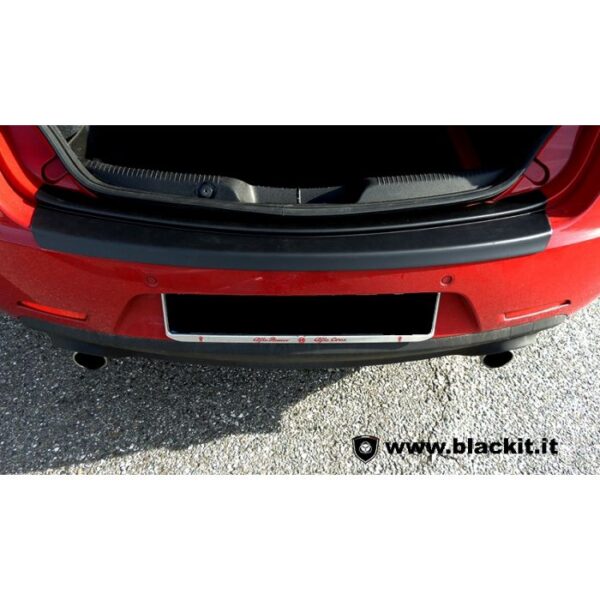 Black ABS plastic trunk protector