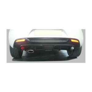 Rear extractor for Alfa Romeo MiTo for both single and double exhaust