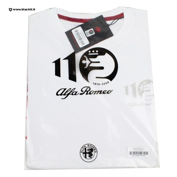 T-shirt bianco Alfa Romeo