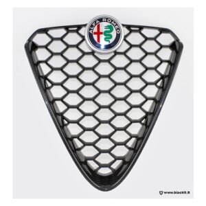 Real carbon front grille for Giulia