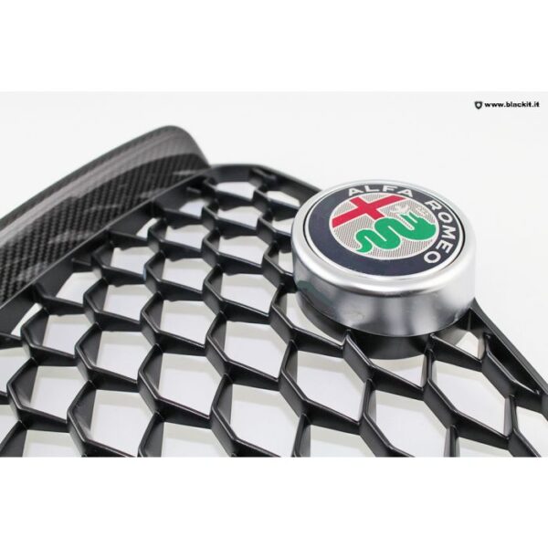 Carbon front grille logo for Giulia 50547088