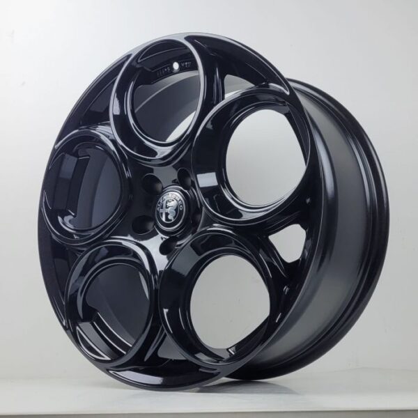 17" glossy black wheels for Alfa Romeo