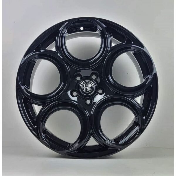 17" glossy black wheels for Alfa Romeo giulia giulietta