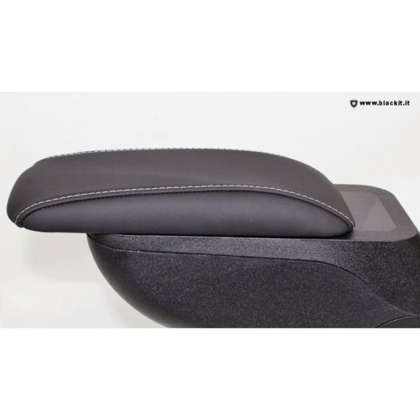 leather armrest giulietta black silver