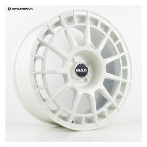 SET 4 Montecarlo MAK NTT 17″ Rims Glossy White for Mito