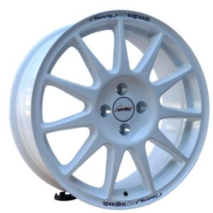 4 cerchi Speedline Turini 7×17 bianco per Alfa Mito